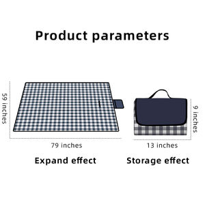 Manta de Playa Plegable Extra Grande, Portátil, Resistente a la Arena y al Agua, para Camping y Picnic, Venta al Por Mayor - Product Image 4