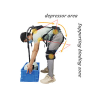 Exosquelette de soutien dorsal léger et personnalisé en usine, conçu pour les travaux de construction et automobiles