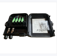 Caja de Distribución de Fibra Óptica de 2 Entradas y 8 Salidas, Equipo FTTH, Caja Terminal de Fibra Óptica NDP/ODB/FDB, Caja Divisora de Fibra Óptica ODP