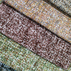 Échantillon gratuit Motif personnalisé Résistant aux taches 100% Polyester Fil teint Chenille Tissu pour canapé Meubles - Product Image 3