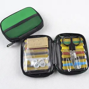 Hot Selling Green Bag Portable Mini Travel Sewing Kit