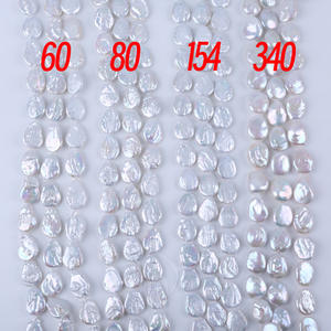 ลูกปัดน้ำจืดสีขาวและสีต่างๆ ขนาด 14-18 มม. รูปทรงไม่สม่ำเสมอ สำหรับทำสร้อยคอและต่างหู DIY - Product Image 1