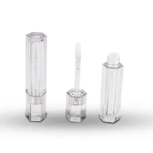 New Full Clear Lip Gloss Tube Empty Plastic Lipgloss Container Transparent Bottle