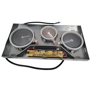 Cuisinière encastrable en céramique à trois zones, 29,5 pouces, avec commande coulissante, four électrique de cuisine - Product Image 4