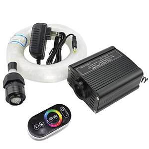 Motor de Luz LED RGB de 16W para Techo de Fibra Óptica MMA/PMMA, Fibra de 2mm, 12V, Certificado CE, Control Remoto Táctil, Clasificación IP33 - Product Image 1