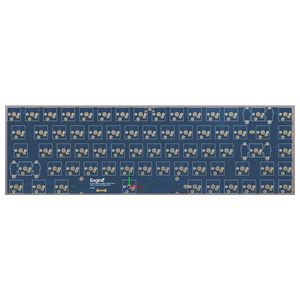Bàn phím cơ 2 lớp 68 phím <span class=keywords><strong>PCB</strong></span> SMT bảng mạch điện tử 65% Bàn phím cơ - Product Image 2
