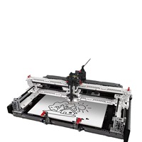 Máquina de Dibujo Eléctrica Programable 13181, Juguete Educativo para Niños, Bloques de Construcción de Plástico de Piezas Pequeñas
