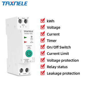 TUYA WIFI Inteligente Mini Disjuntor 1P 63A Interruptor Remoto Temporizador Medidor de Energia KWh Tensão Corrente Vazamento Proteção Inteligente MCB - Product Image 6