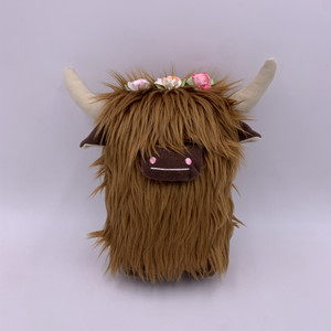 2023 gran oferta al por mayor personalizado Highland <span class=keywords><strong>vaca</strong></span> Animal peluche Highland <span class=keywords><strong>vaca</strong></span> periférico para niños muñecas de juguete - Product Image 5