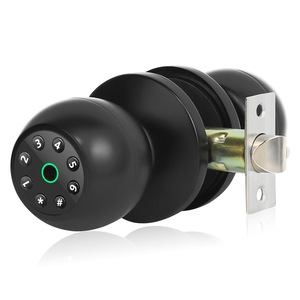 กุญแจล็อคประตูอัจฉริยะ Yuefeng Maishi แบบลูกบิด ปลดล็อคด้วยรหัสผ่าน สำหรับประตูไม้ รุ่น DFQ80 - Product Image 1