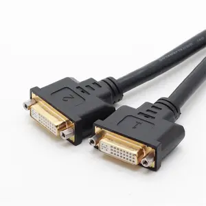 8-inch DMS59 to dual DVI cable DMS59 to 2x DVI Y separator cable