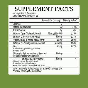 Las gomitas con sabor a manzana más vendidas eliminan el olor corporal, gominolas de clorofila para niños, mujeres, hombres, suplemento para perder peso - Product Image 2