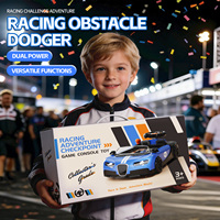 Jeu d'aventure éducatif pour enfants, simulation de course, voiture électrique interactive avec volant, lumières et sons