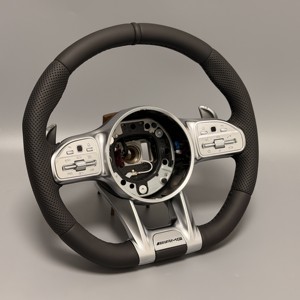 Volant de voiture en cuir style libellule pour <span class=keywords><strong>Mercedes</strong></span> Classe A/B/C/E, CLA/GLC/CLK/CLS/C200/Classe S/Classe G – Rétrofit - Product Image 5