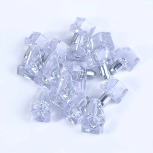 Soportes Invisibles para Estantes de Armario de Aleación de Zinc de 5mm/6mm con Fácil Instalación - Product Image 3