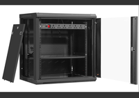 Armoire réseau modulaire murale de luxe LACY 22U 19 pouces en acier SPCC avec protection IP20 pour les centres de données, les serveurs CCTV