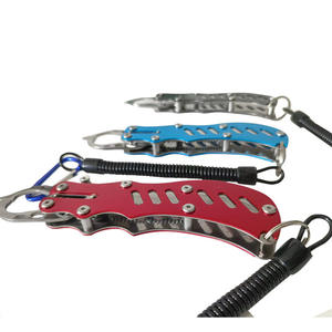 Work <b>Record</b> Fishing Plier Stainless Steel Aluminum Alloy With Safety Rope Red Blue Black Fish Controller - Product Image 2