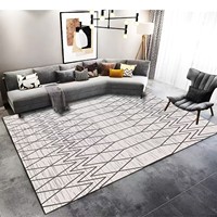 Fabrik-Großhandel Designer-Teppiche Bodenbeläge Modernes Muster Günstiger Preis Heim Kristallvelours Bedruckte Teppiche Wohnzimmer-Teppich