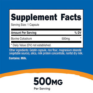 कोलोस्ट्रम निर्माता भोजन पूरक आंत स्वास्थ्य बोवाइन कोलोस्ट्रम कैप्सूल - Product Image 2