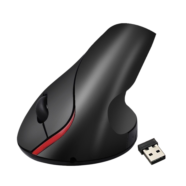Hot Selling Second-Generation Optical USB Gaming 5 Buttons Ergonomic 3D Right Hand Orientation Mouse Wrist Guard 2.4GHz Wireless