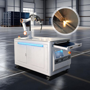 FR5 <b>Welding</b> Cobot Arm Mobile Workstation Laser Robot <b>Trolley</b> PLC Motor Core Components 4kW Power OEM Customizable 1 Year - Product Image 2