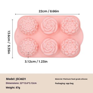Nuevo Pastel Francés de 6 Filas con Cristales de Rosa, Chocolate y Mousse - Product Image 1