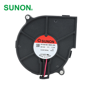 Ventilador Centrífugo de Gabinete SUNON PF75301B2-1B00C-A99 75x75x30mm 12VDC 142mA 1.71W 3000RPM 13.8CFM con Rodamiento de Bolas Independiente ODM/OEM - Product Image 1