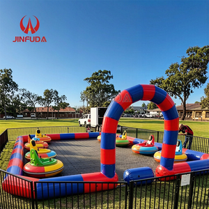Parcours de Voitures Tamponneuses Gonflables pour Enfants, Durable, Portable, pour <span class=keywords><strong>Jeux</strong></span> Compétitifs en Communauté, Modèle UFO - Product Image 2