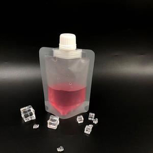 Bolsa de plástico transparente de PE de 30 ml de grado alimenticio, a prueba de fugas, con barrera de aire, resellable, pequeña, con boquilla, para jugo, leche, café - Product Image 4