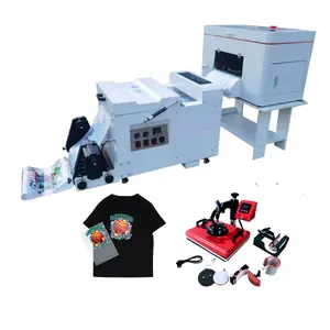 new a3 6 color installed a3 dtf 4 head 8 colors printers uv dtf printer t-shirt printing machine with i3200 u1 printhead