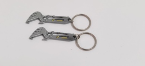 Porte-clés d'excavatrice en alliage de zinc de qualité supérieure avec logo imprimé numériquement en 3D pour cadeaux de construction et gestion quotidienne des clés - Product Image 2