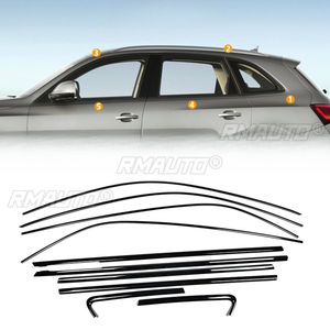 Para Audi Q5 2009-2017 2017-2025 Q5L 2018-2025, Moldura de Ventana de Acero Inoxidable, Moldura de Vidrio, Kit de Carrocería, Accesorios para Automóvil, Pieza de Modificación - Product Image 2