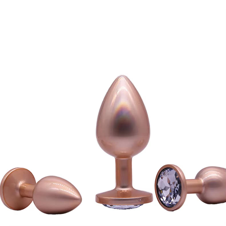 Rose Gold Metal Anal Butt Plug
