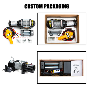 Cabrestante Eléctrico de Alta Resistencia 12V 13500lbs <span class=keywords><strong>con</strong></span> Control Remoto Inalámbrico para Camiones, Barcos, Remolques y Vehículos Pesados - Product Image 3