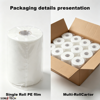 Herstellung Maßgefertigter Medizinischer Schutzmaterialien Meltblown-Rolle 100% PP Polypropylen Spunbond Vliesstoff N95-Gewebe