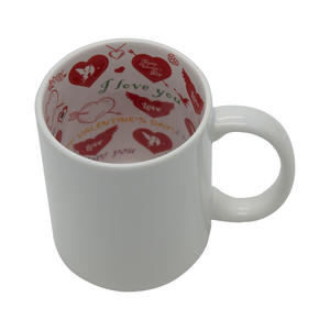 Taza de Cerámica de Porcelana de Grado AA de 11 oz con Logotipo Interior Personalizado al por Mayor, Apta para Lavavajillas y Microondas, <span class=keywords><strong>Feliz</strong></span> Día de San Valentín - Product Image 6