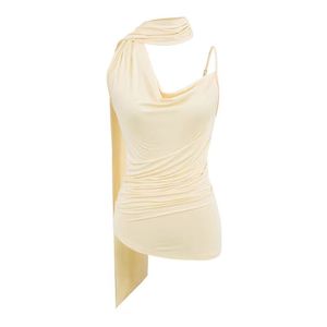 Summer Sexy Shoulder Solid Casual Party Women Sleeveless Slim Fit Wholesale Custom Digital Printing Tank Top - Product Image 4