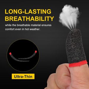 ปลอกนิ้วเล่นเกม PUBG Mobile ป้องกันเหงื่อ หน้าจอสัมผัสไว จอยสติ๊กไว ใยเงิน - Product Image 5