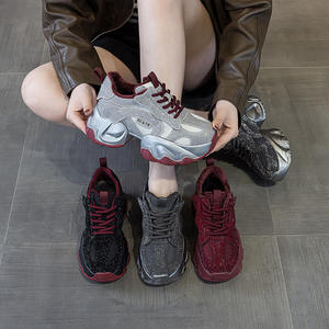 Zapatos de Mujer Full Sky <span class=keywords><strong>Star</strong></span> Water Diamond 2025, Nuevos, con Suela Gruesa, Aumento de Altura Interior, Casuales, Versátiles y a la Moda - Product Image 1