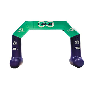 Arche gonflable Suamarpo de 12 pieds avec impression numérique multicolore pour la décoration d'événements en plein air - Product Image 4