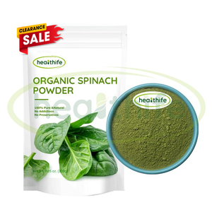 Healthife EU & USDA chứng nhận thực phẩm tự nhiên lớp Hữu Cơ rau bina bột không khí khô mất nước rau bina Bột nước ép - Product Image 2