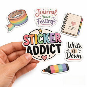 สติกเกอร์ไ<span class=keywords><strong>ด</strong></span>คัทแบบกำหน<span class=keywords><strong>ด</strong></span>เอง พิมพ์ลาย<span class=keywords><strong>ด</strong></span>อกไม้ สำหรับสมุดบันทึก เครื่องเขียน โลโก้แบบถอ<span class=keywords><strong>ด</strong></span>ออกไ<span class=keywords><strong>ด</strong></span>้ พิมพ์สติกเกอร์สำหรับใส่ในกล่องสมัครสมาชิก - Product Image 1