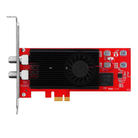 Tarjeta Receptora de TV Multimodo TBS6209SE DVB-T2/C2 PCIE, Tarjeta PCI-e para Transmisión y Reproducción de IPTV, Compatible con Windows y Linux