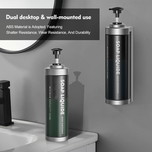 Dispenser di Sapone da Parete Personalizzato OEM con Logo per Hotel, Porta Flacone per Shampoo e Gel <span class=keywords><strong>Doccia</strong></span>, Accessori per Bagno - Product Image 6