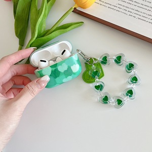 Funda de TPU blanda para auriculares <span class=keywords><strong>Airpods</strong></span> 3, funda con estampado de corazón para auriculares de niña con pulsera para Airpod 2022 - Product Image 5