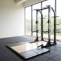 Rack à Squats en Acier Inoxydable de Haute Qualité, Plateforme d'Entraînement de Force, Équipement de Musculation pour Salle de Sport