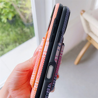Étui de téléphone magnétique puissant à texture colorée pour iPhone 15 14 13 12 18 17 16 Pro Max avec porte-cartes détachable en cuir PU