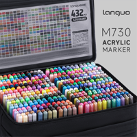 432 couleurs de marqueurs acryliques liquides directs, stylos de peinture à forte teneur en pigments, Acrylfarben, Pintura Acrilica, Kit de peinture sur roche et toile