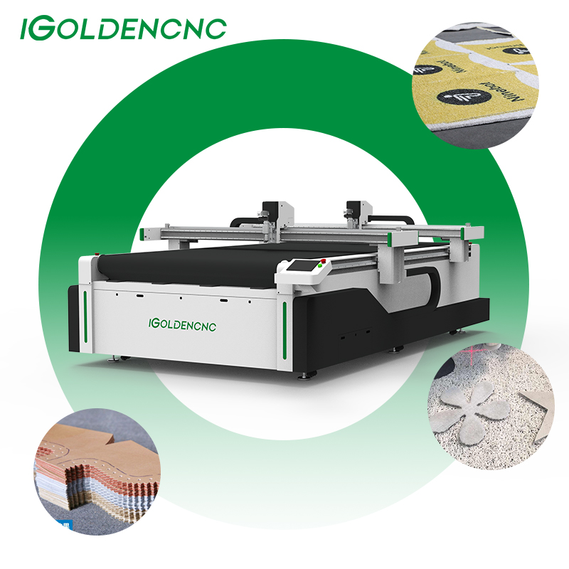 1625 Digital Automatic Oscillating Apparel Pattern/textile/cloth/garments Round Knife Cnc Upholstery Fabric Cutting Machine