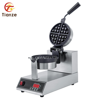 Machine à gaufres électrique professionnelle OEM personnalisée 1200W en acier inoxydable rotative